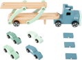 Small Foot Nákladné auto s návesom Chicago, 4 hračky pre deti