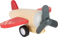 Small Foot Drevené naťahovacie lietadlá 3 ks, 4 hračky pre deti
