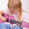Tidlo Drevená gitara Star ružová, 1 hračky pre deti