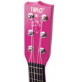 Hračka Drevená gitara Star ružová, 4