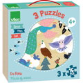 Vilac Drevené puzzle Zem, More, Obloha, 1 hračky pre deti