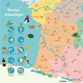 Hračka Vilac Magnetická mapa Francúzska, 2