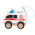 Wonderworld Drevená mini sanitka, 1 hračky pre deti