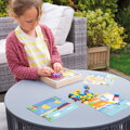 Bigjigs Toys Drevená mozaika Pláž, 3, hračky pre deti