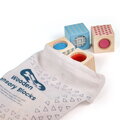 Hračka Bigjigs Toys Zmyslové kocky, 6