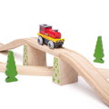 Bigjigs Rail Elektrická lokomotíva Červený silák, 6, hračky pre deti