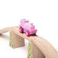 Bigjigs Rail Elektrická lokomotíva Silná ružovka, 8, hračky pre deti
