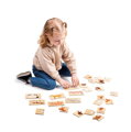 Bigjigs Toys Didaktické puzzle Zvieratká, 2, hračky pre deti