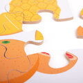 Hračka Bigjigs Toys Podlahové puzzle Ovocie, 2