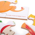 Hračka Bigjigs Toys Podlahové puzzle Ovocie, 3
