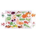 Bigjigs Toys Podlahové puzzle Zelenina, 1, hračky pre deti
