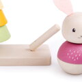 Bigjigs Toys Motorické nasadzovanie Líška a králiček, 4, hračky pre deti