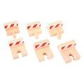 Bigjigs Rail Drevené koľaje Nárazníky 6 ks, 2, hračky