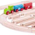 Bigjigs Rail Drevené koľaje Set 24 dielov, 1, hračky