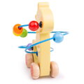Hračka Bigjigs Toys Motorický labyrint na kolieskach - Žirafa, 1