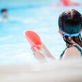 Hračka Bigjigs Toys Silikónové frisbee ružové Coral, 6