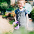 Hračka Bigjigs Toys Silikónové vedierko fialové Lavender, 2