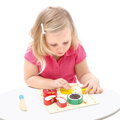 Bino 3D puzzle Ovocie, 6, hračky pre deti