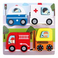 Bino 3D puzzle Záchranné vozidlá