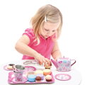 Bino Detský čajový set a stojan s cukrovinkami, 8, hračky pre deti