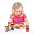 Bino Skladacie kocky Rodina, 7, hračky pre deti
