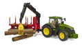 Hračka Bruder 3154 Traktor John Deere 7R 350 so zadným prívesom a 4 kladami, 1