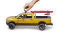 Bruder 2506 Dodge RAM pobrežnej hliadky so záchranárom a príslušenstvom, 5, hračky pre deti