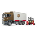 Bruder 3581 Nákladné auto Scania R UPS s vysokozdvižným vozíkom, 3, hračky pre deti