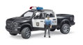 Bruder 2505 Policajné auto RAM s policajtom, 1, hračky pre deti