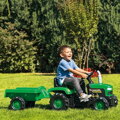 Hračka Dolu Detský traktor šliapací s vlečkou, zelený, 1