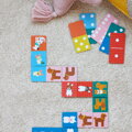 Petitcollage Domino 2v1 Psíkovia a čísla, 3, hračky