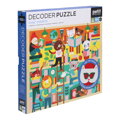 Petitcollage Puzzle s 3D okuliarmi Knižnica 100 ks, 4, hračky