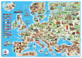 Popular Puzzle - Európa, 160 ks, česky, 1, hračky