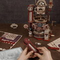 RoboTime Drevené 3D puzzle Guľôčková dráha Továreň na čokoládu, 10, hračky