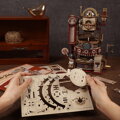 RoboTime Drevené 3D puzzle Guľôčková dráha Továreň na čokoládu, 16, hračky