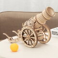 Hračka RoboTime Drevené 3D puzzle mechanické Obliehací kanón, 3