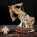 Hračka RoboTime Drevené 3D puzzle mechanické Obliehací stroj balista, 7