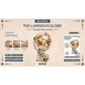 Hračka RoboTime Drevené 3D puzzle mechanické Svietiaci glóbus, 12