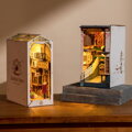 Hračka RoboTime Drevené 3D puzzle Miniatúra domčeka Sakurová ulička, 6