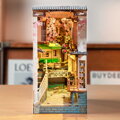 Hračka RoboTime Drevené 3D puzzle Miniatúra domčeka Sakurová ulička, 5