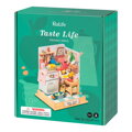 Hračka RoboTime Drevené 3D puzzle Miniatúra Kuchyňa chutí života, 7