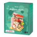 Hračka RoboTime Drevené 3D puzzle Miniatúra Kúpeľňa penových bublín, 4
