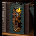 Hračka RoboTime Drevené 3D puzzle Miniatúra Kúzelnícka ulička, 6