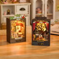 Hračka RoboTime Drevené 3D puzzle Miniatúrne divadielko Medový les, 9