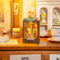 Hračka RoboTime Drevené 3D puzzle Miniatúrne divadielko Medový les, 8