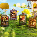 Hračka RoboTime Drevené 3D puzzle Miniatúrne divadielko Večerný koncert, 3