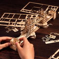 RoboTime Drevené 3D puzzle svietiace Most Tower Bridge, 2, hračky pre deti