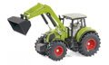 Hračka SIKU Farmer - Traktor s predným nakladačom a prívesom 1:50, 2