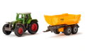 SIKU Blister - Traktor Fendt s prívesom Krampe, 3, hračky pre deti
