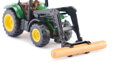 SIKU Blister - Traktor John Deere s uchopovačom klád, 2, hračky pre deti
